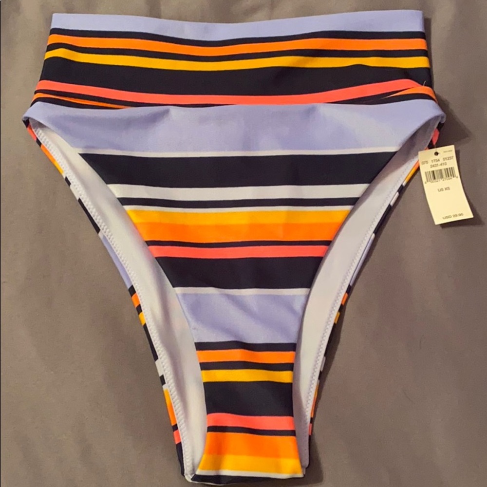 Aerie Striped Cheeky Swimsuit Bottoms